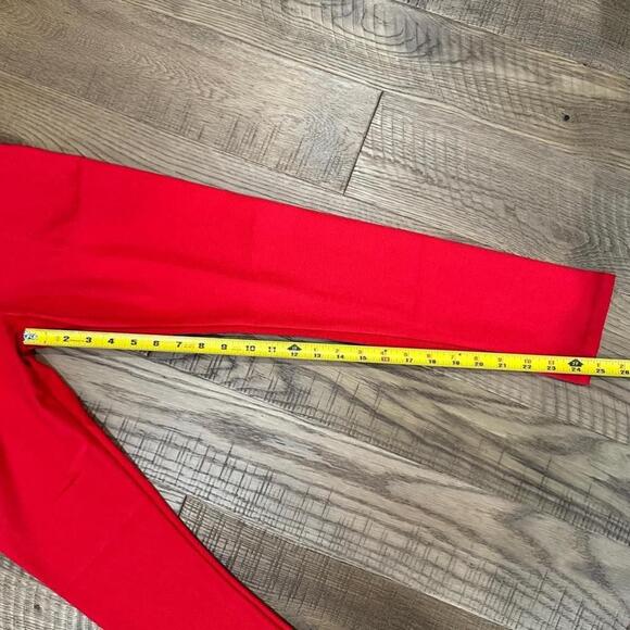 Mark Wong Nark Avant Garde Womens Red Low-Rise Elastic Cropped Pants NWT Size S - Picture 5 of 8